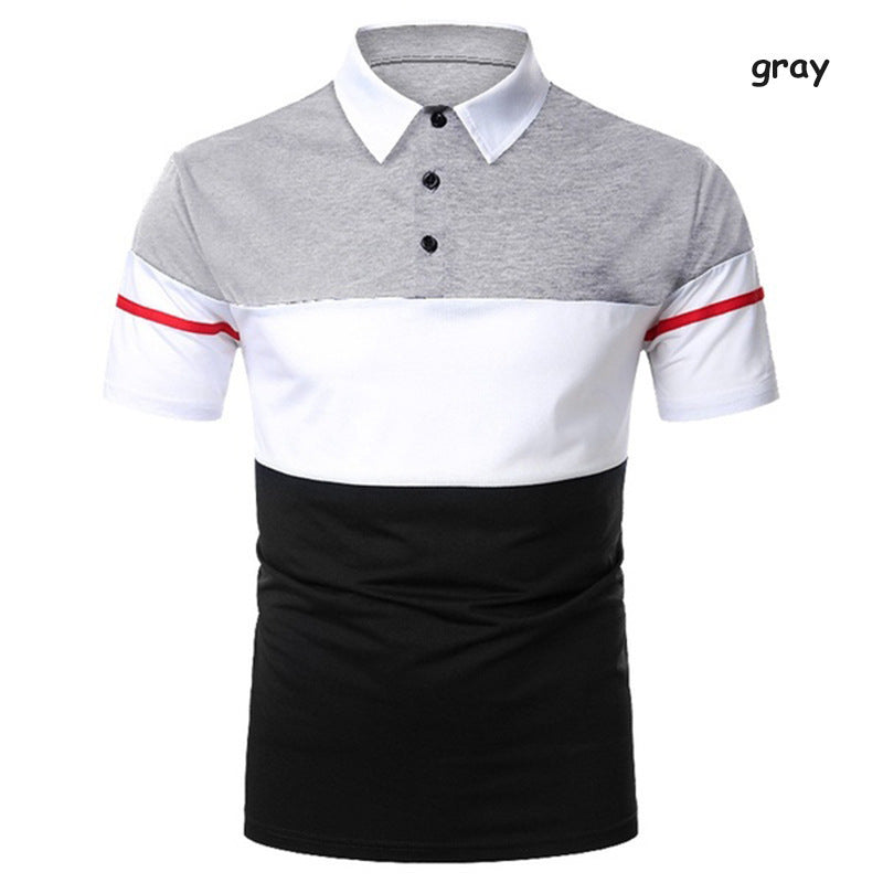 Men's Lapel Slim Polo Shirt