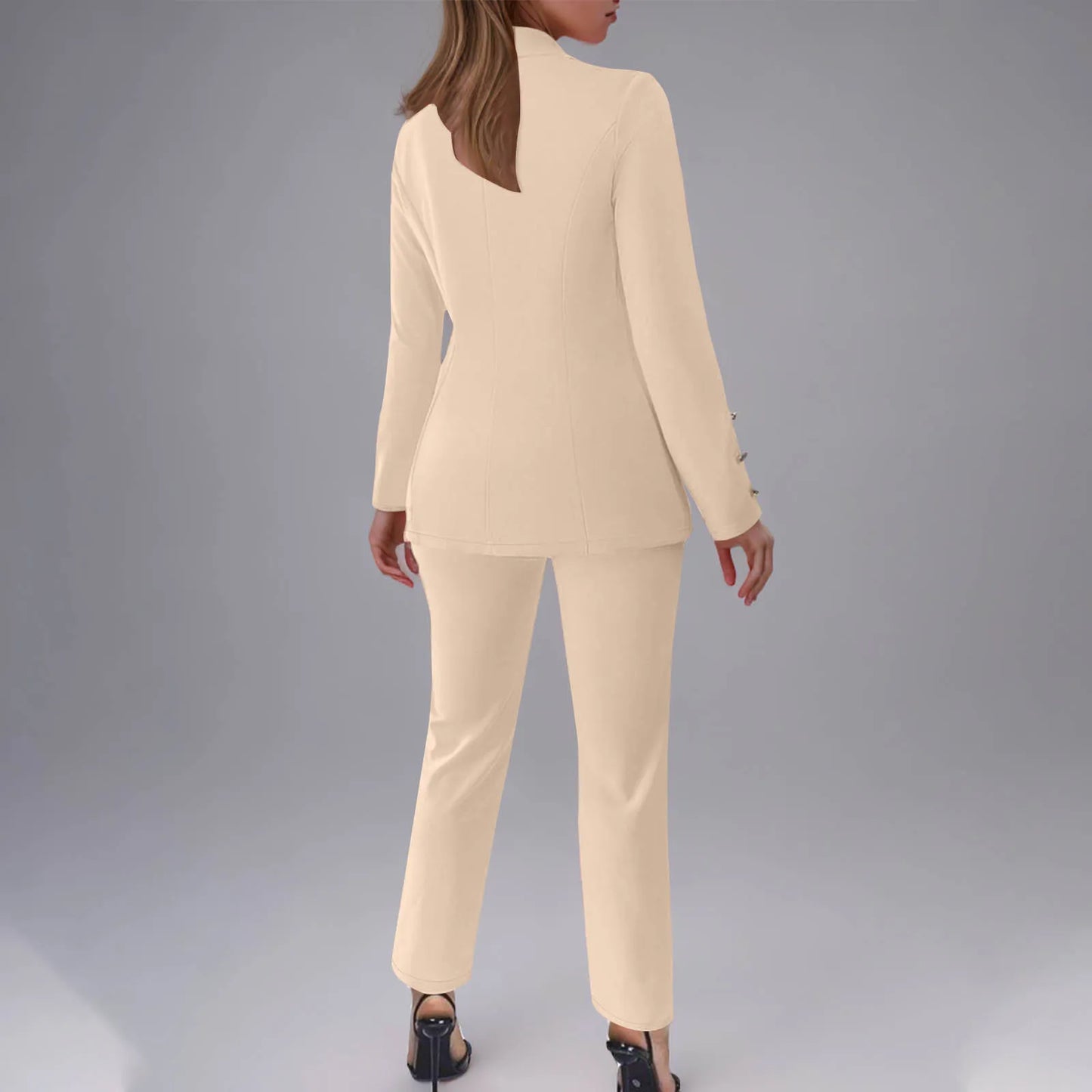 Button Slim Lapel Cardigan Graceful Suit Jacket