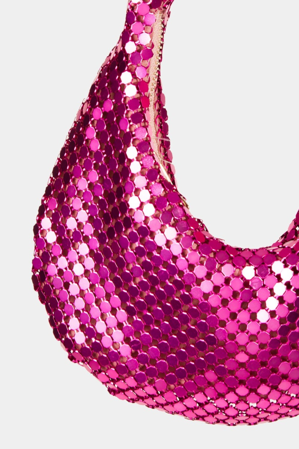 Fame Sequin Disc Handbag