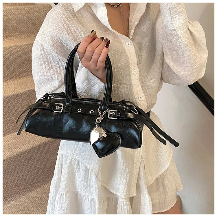 Niche Bowling Bag Design Commuter Fashionable Shoulder Bag