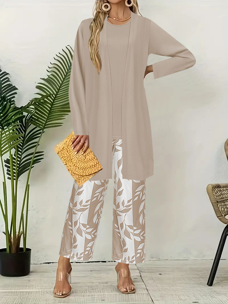 Casual Coat Vest Pants Three-piece Suit