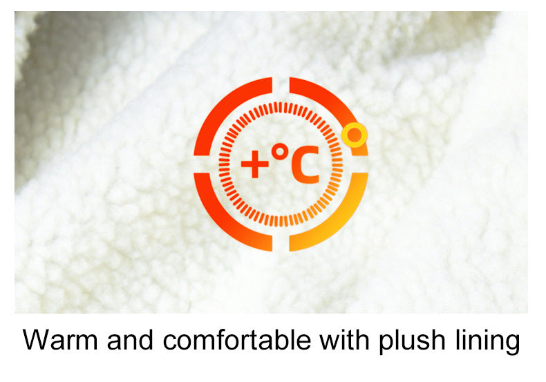 European Size Thickened Velvet Cotton Clothes Female Casual Hooded Coat