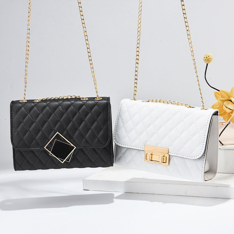 Summer Women's Luxury Vintage  Small Square Crossbody Handbag