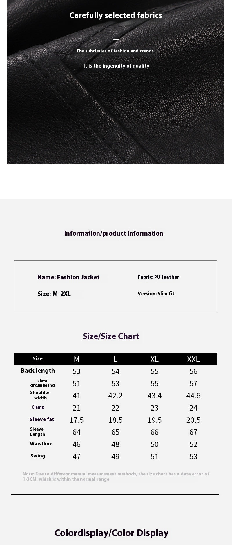 PU Women's Short Leather Oblique Pull Slim Motorcycle Clothing Washed Leather Jacket