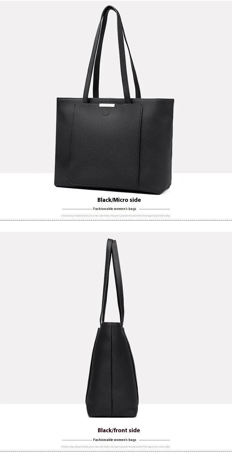 Tote Bag Women's Large Capacity Leather Shoulder Bag