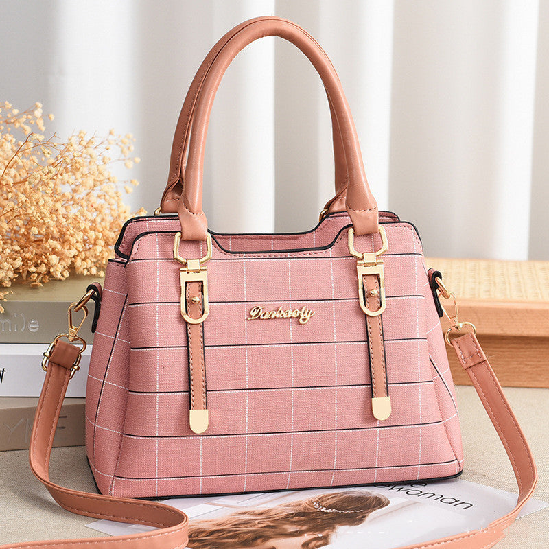 Trendy Messenger Large-capacity All-match Hand-held One-shoulder Middle-aged Women's Bag