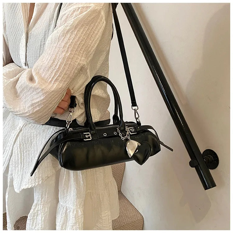 Niche Bowling Bag Design Commuter Fashionable Shoulder Bag