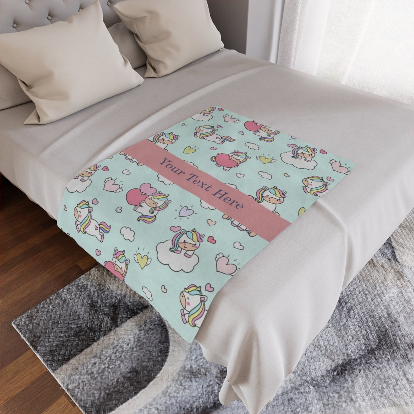 Microfiber Blanket - Personalize With Kids Themes