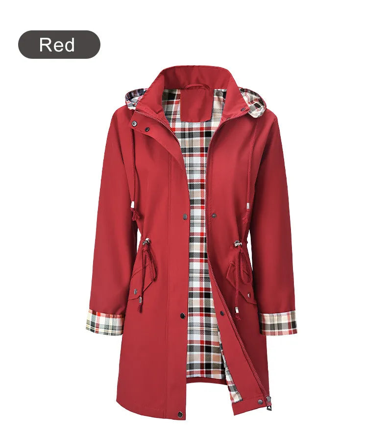 Women's Windbreaker Waterproof Elegant Style