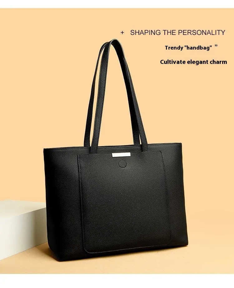 Tote Bag Women's Large Capacity Leather Shoulder Bag