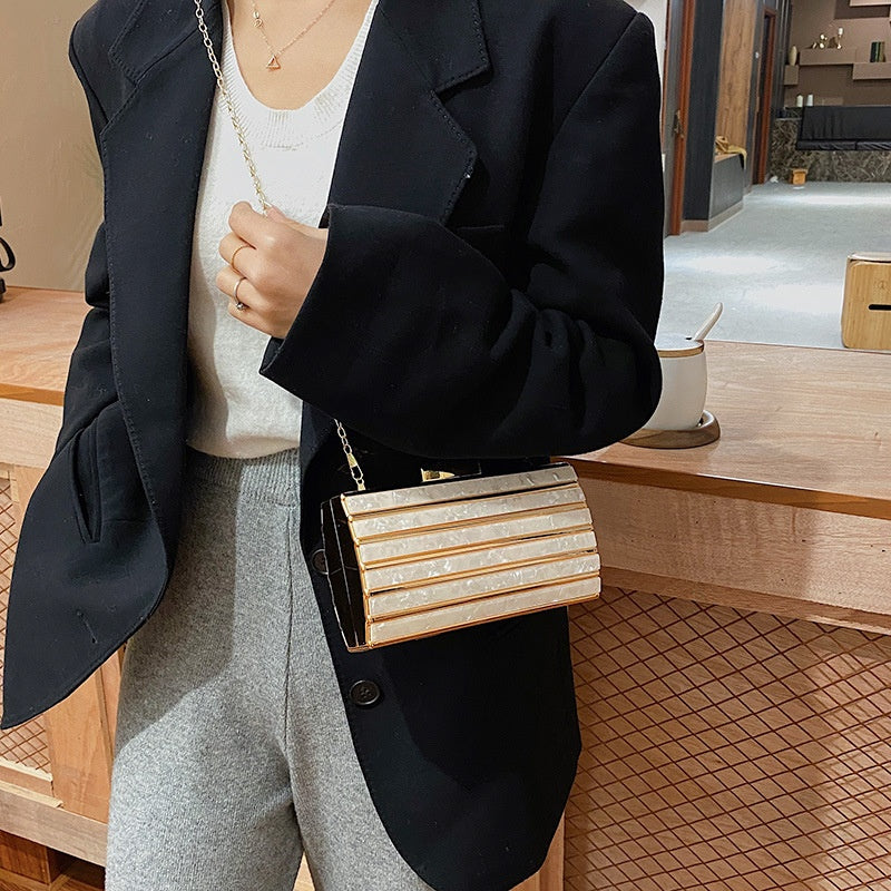 Women's High-end Patch Acrylic Evening Bag