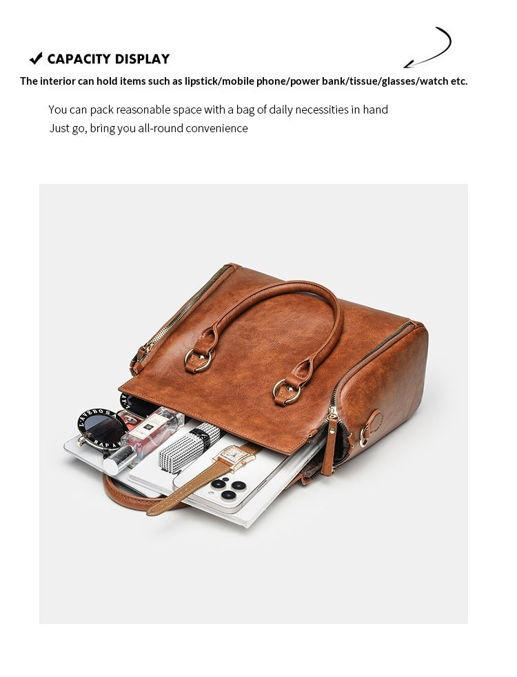 Tote Bag With A Multi-functional, Detachable Shoulder Strap For Handheld Use