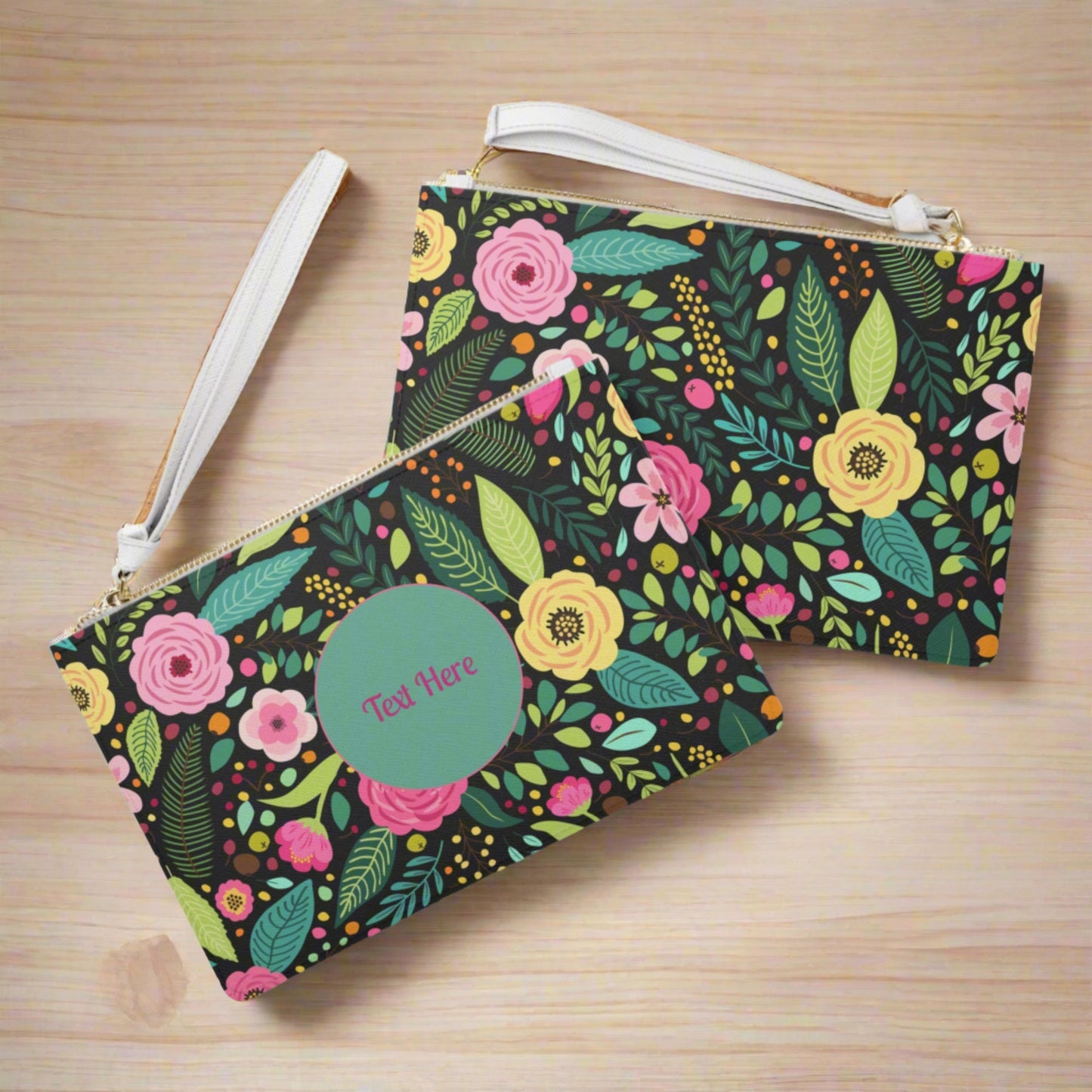 Clutch Bag - Personalize With Floral Designs