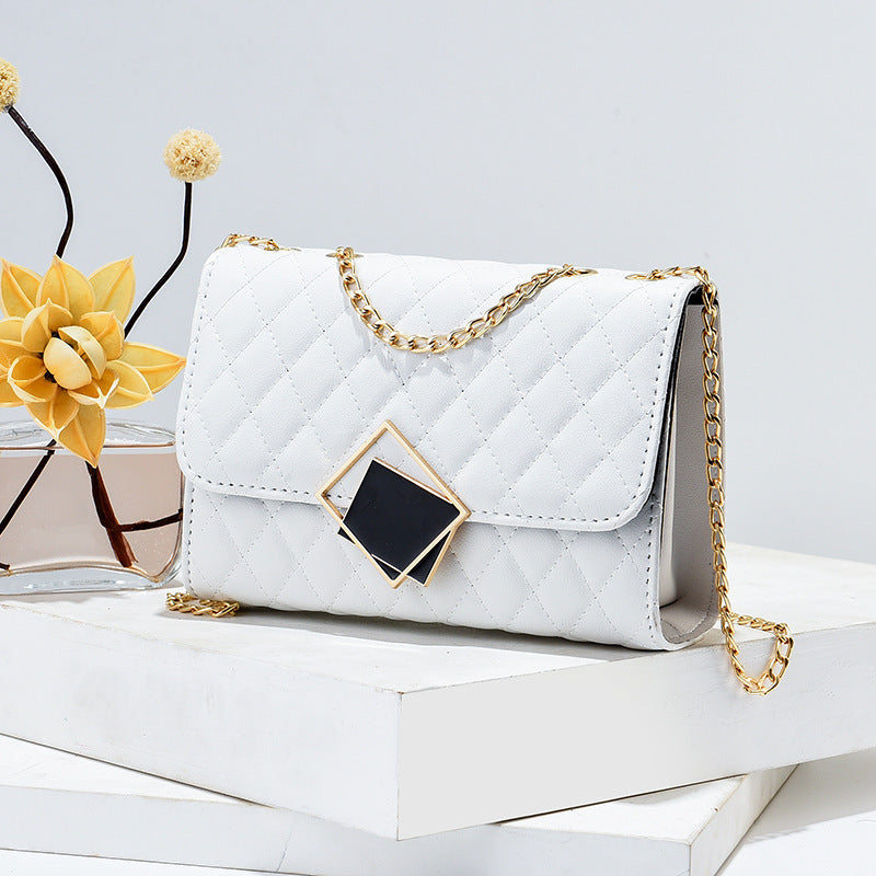 Summer Women's Luxury Vintage  Small Square Crossbody Handbag