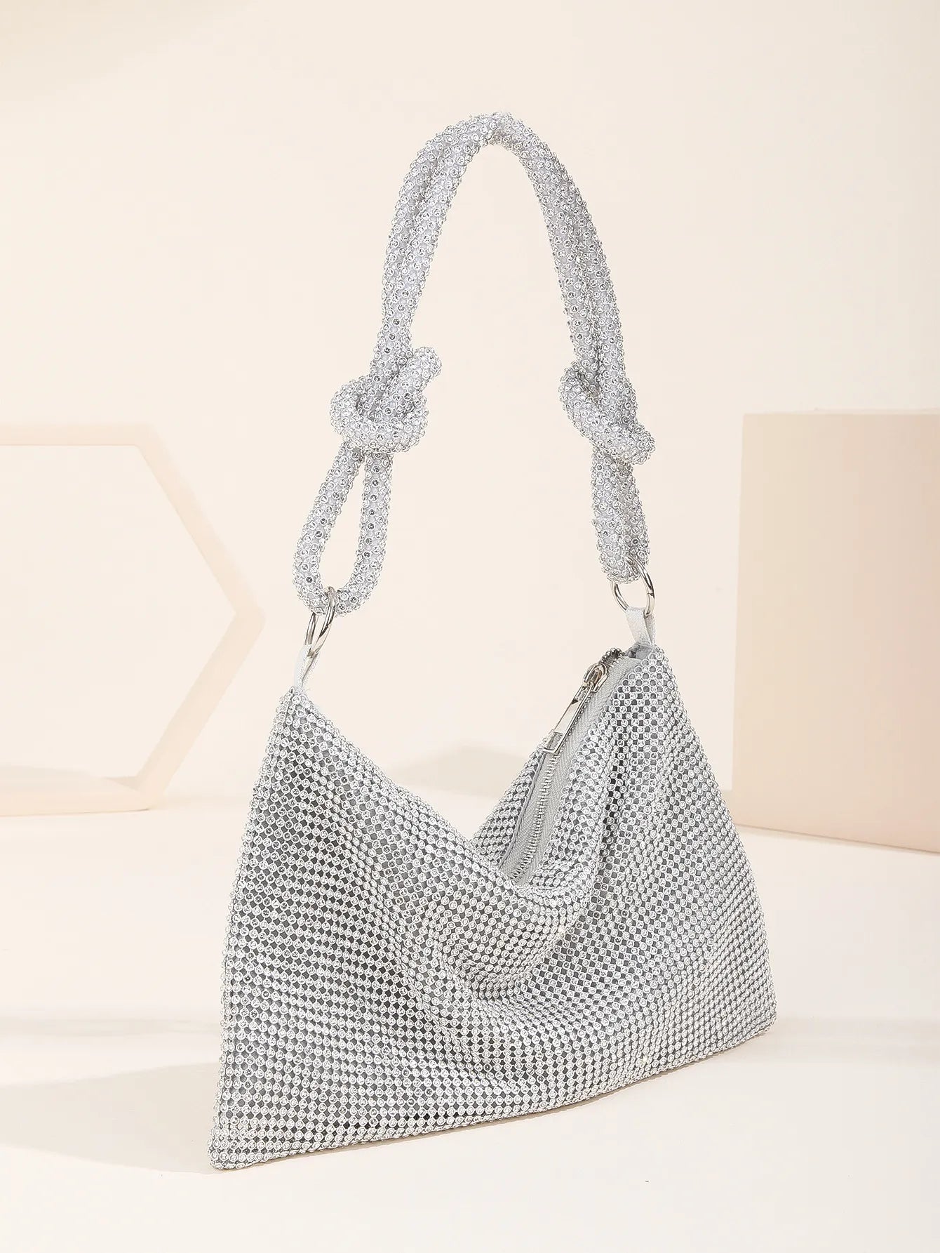 Diamond-embedded Full Diamond Evening Bag Women