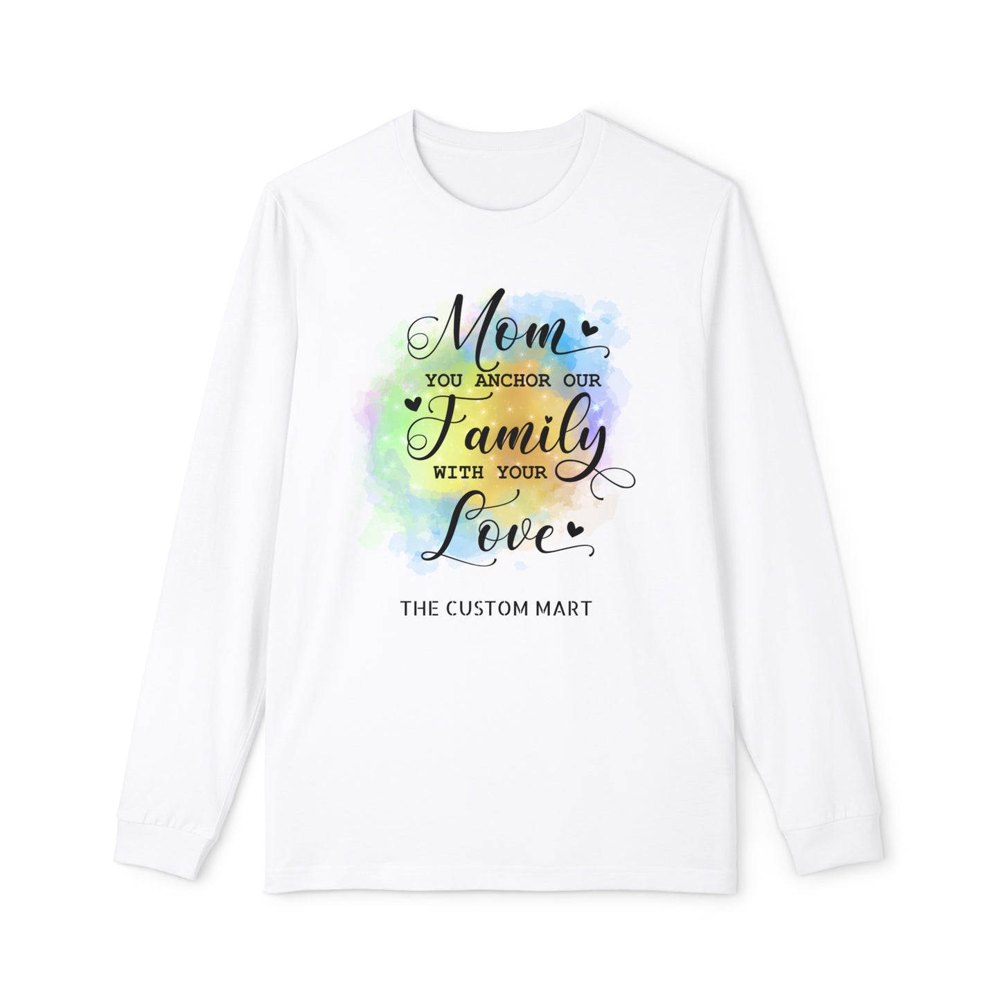 Women's Long Sleeve Pajama Set - Personalize With Colorful MOM Messages