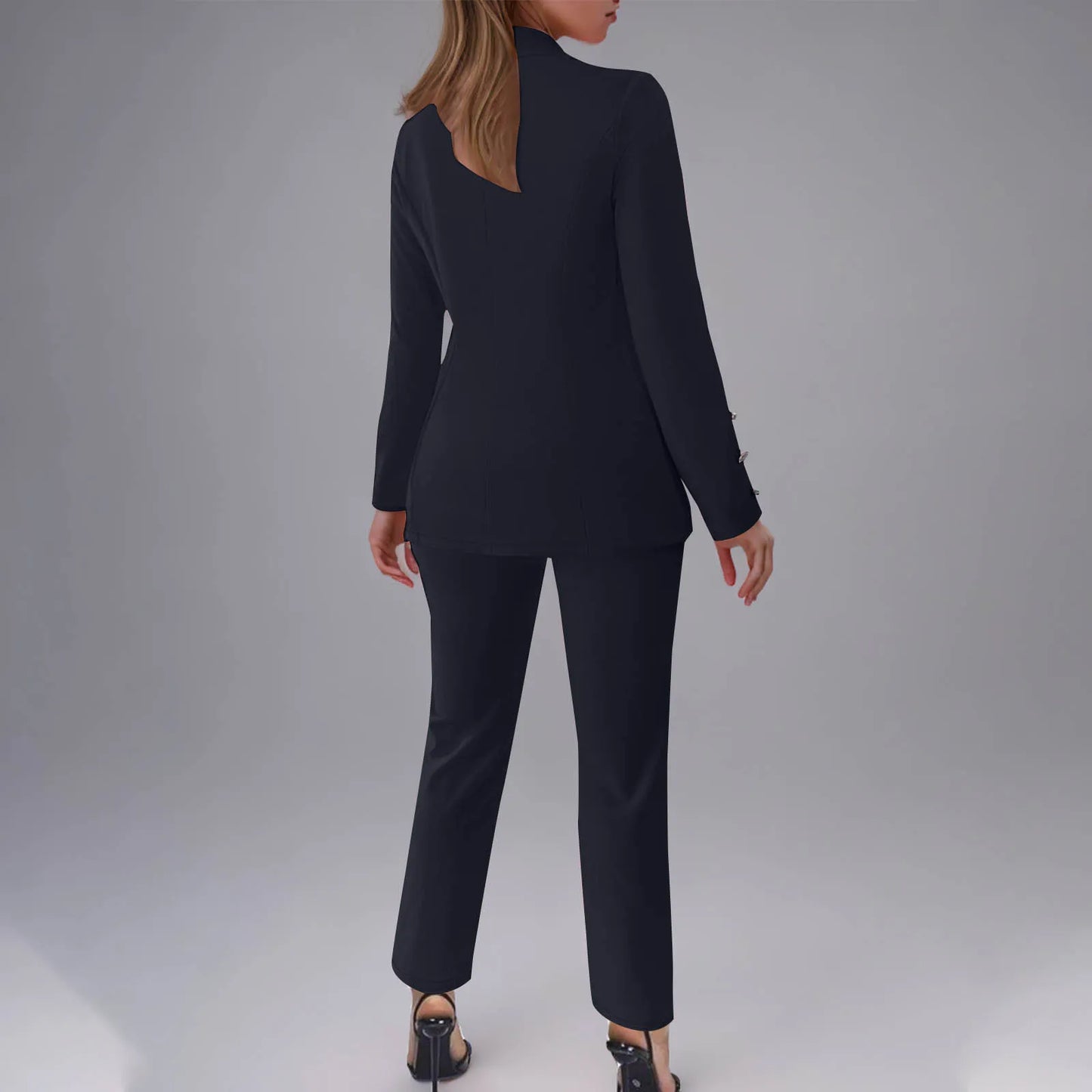 Button Slim Lapel Cardigan Graceful Suit Jacket