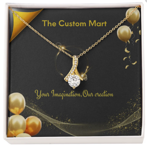 Alluring Beauty Necklace - Personalize With Birthday Themes