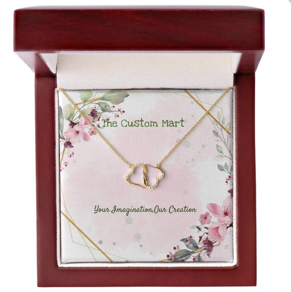 Everlasting Love Necklace - Personalize With Floral Designs