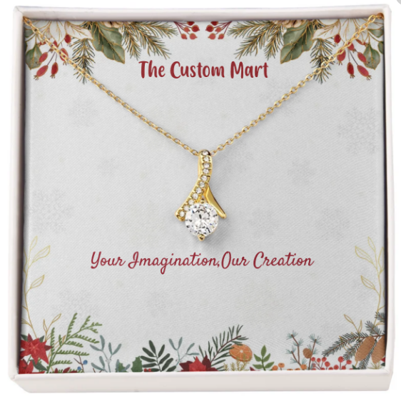 Alluring Beauty Necklace - Personalize With Christmas Themes