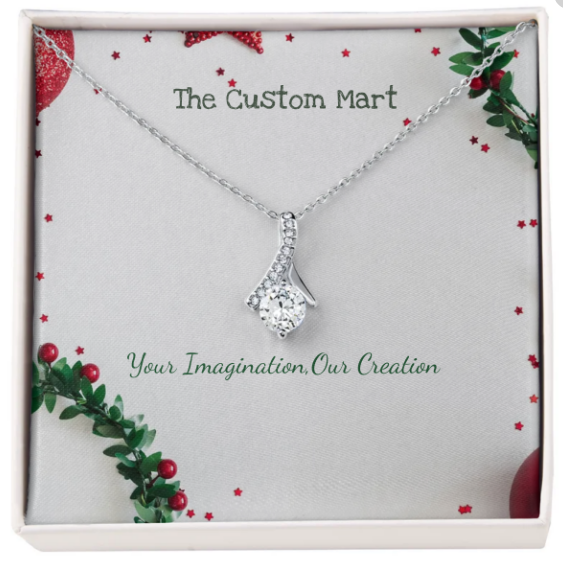 Alluring Beauty Necklace - Personalize With Christmas Themes