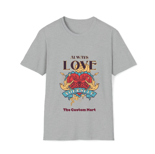 Unisex Softstyle T-Shirt - Personalize with Valentine Themes