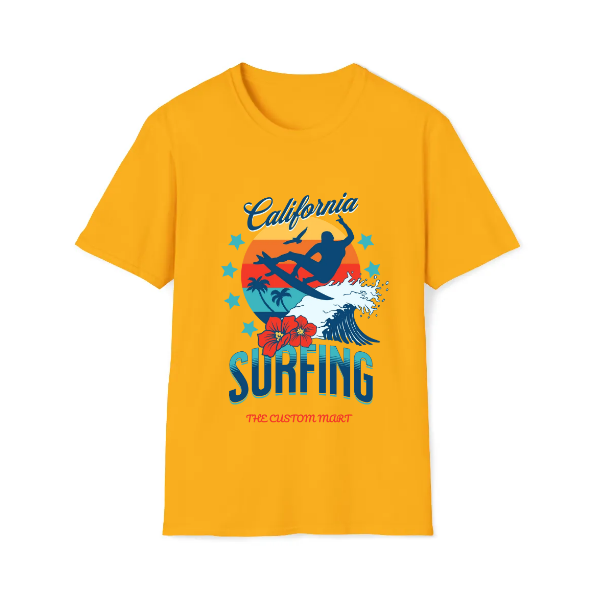 Unisex Softstyle T-Shirt - Personalize With Beach Themes