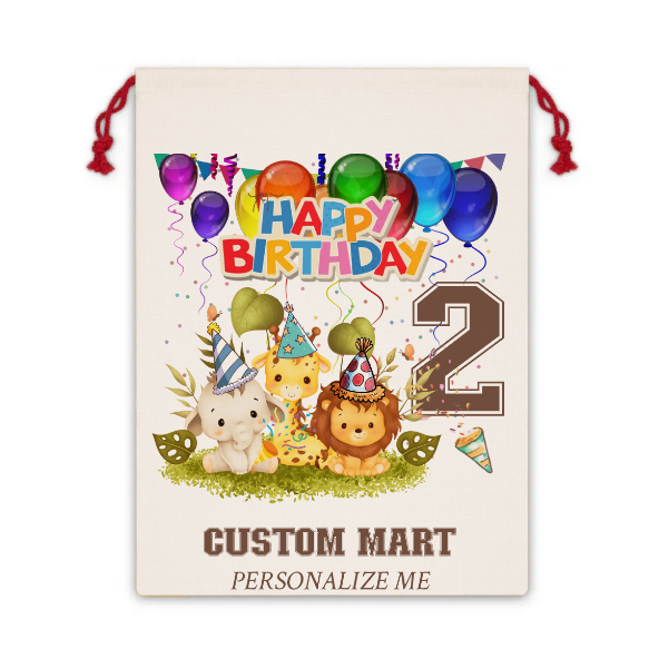 Gift Bag - Personalize with Birthday Themes