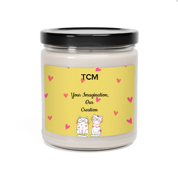 Scented Soy Candle, 9oz - personalize With Valentine Themes