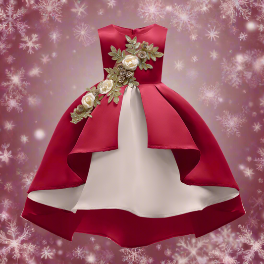 Christmas New Year Girl Dress Child Dress Princess Dress