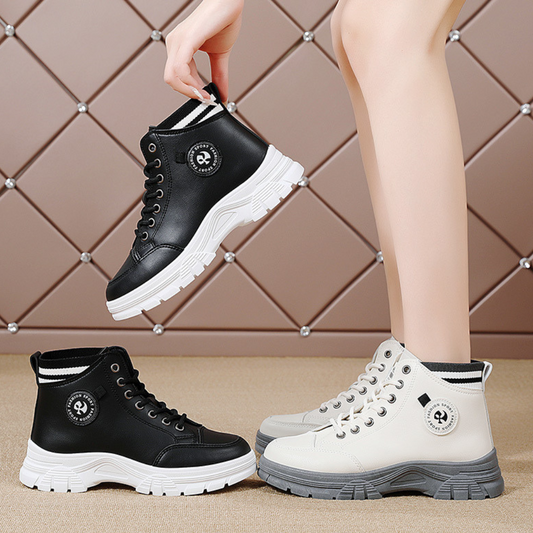 Fall High Top Sneakers White Internet Celebrity Student Casual Shoes