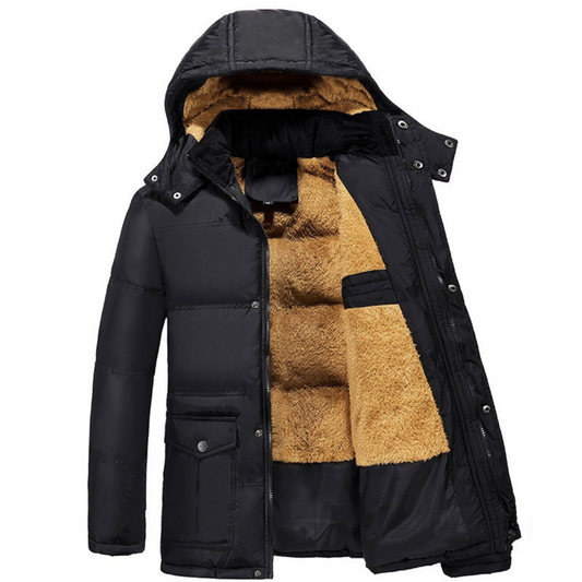 Clothing plus velvet padded jacket men winter