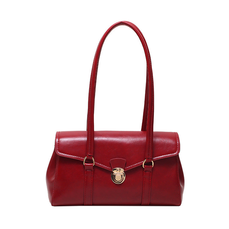 Retro High-grade Underarm Document Tote Bag Women