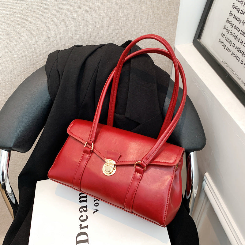 Retro High-grade Underarm Document Tote Bag Women