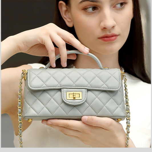 Light Luxury Fashion Womens Genuine Leather Shoulder Crossbody Bag
