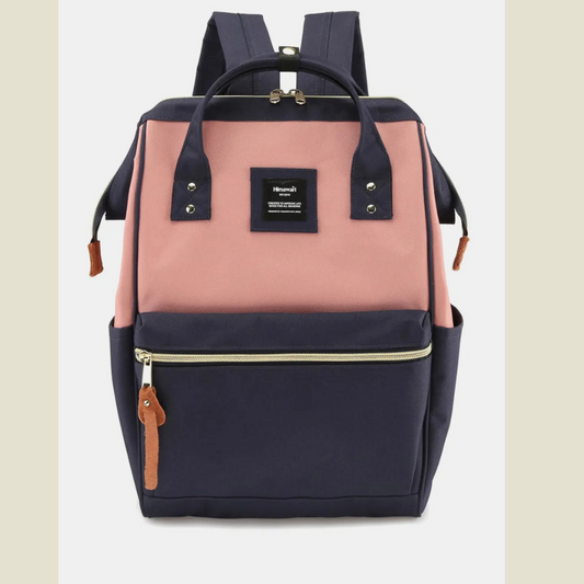 Himawari Waterproof Canvas Backpack Bag with Side Pockets