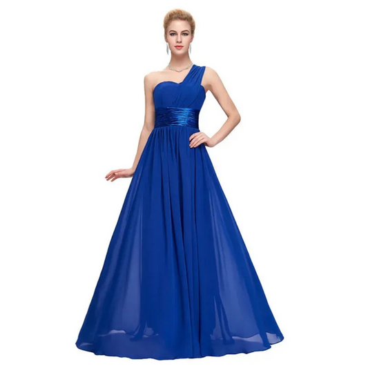 Long Multi-color Banquet Evening Dress