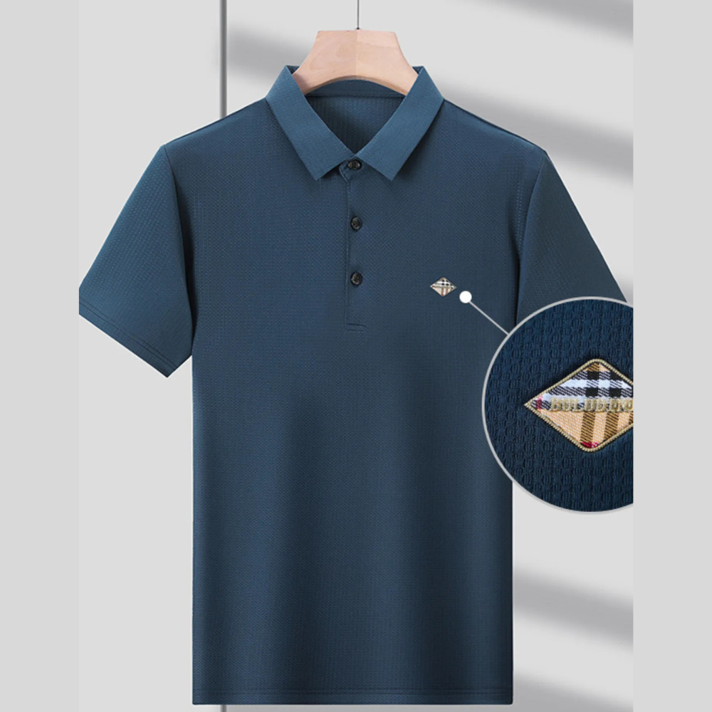 Men's Plus Size Short Sleeve Breathable Polo