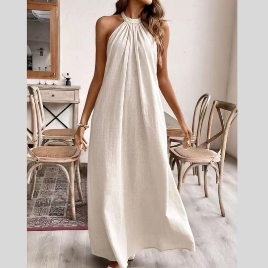 Halter Neck Maxi Dress