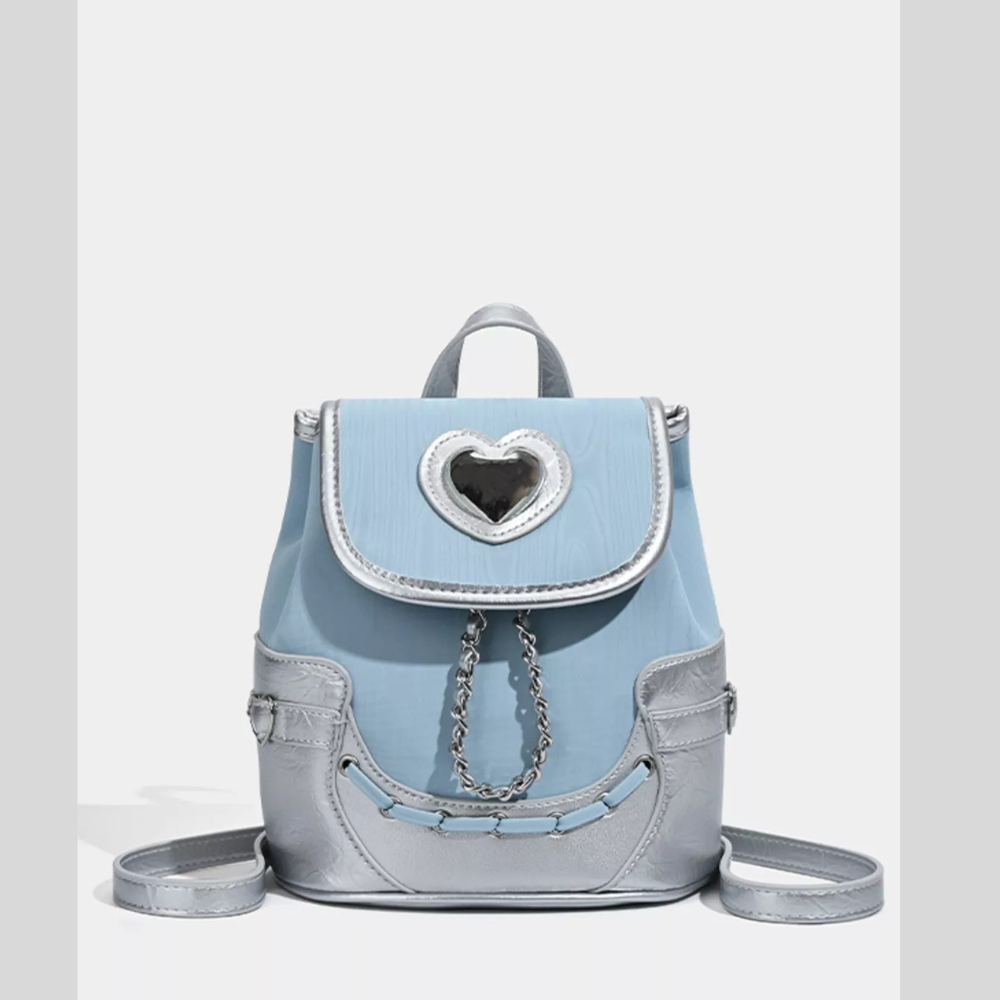 Heart Flap Backpack Bag