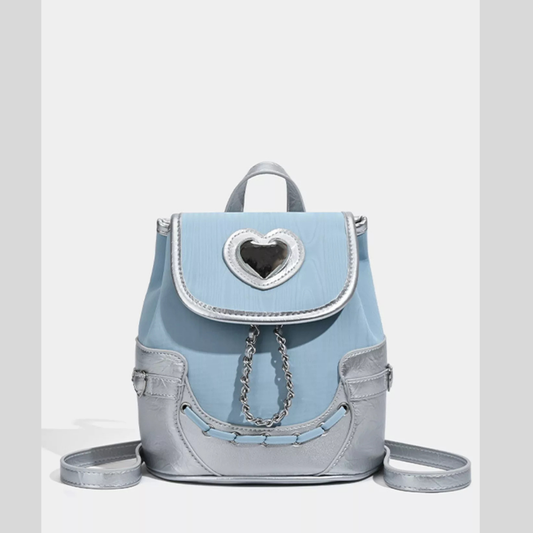 Heart Flap Backpack Bag