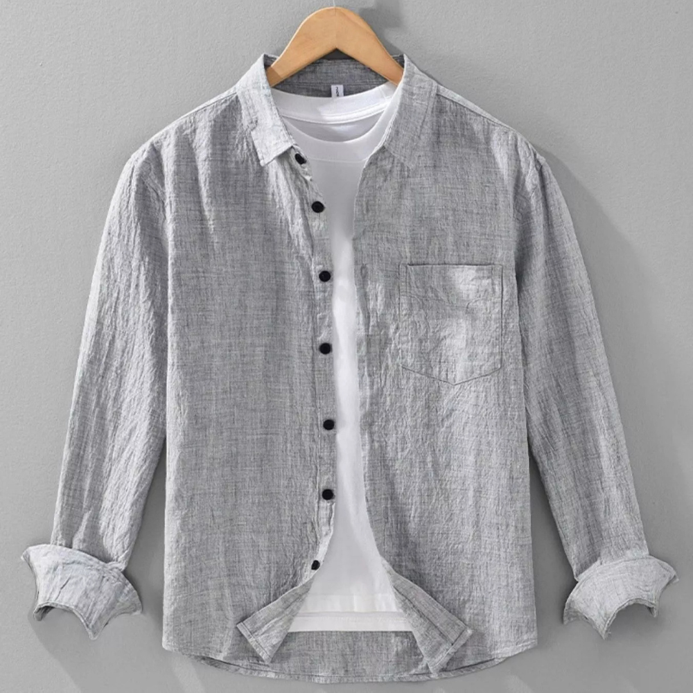 Men's Versatile Long Sleeve Casual Shirt