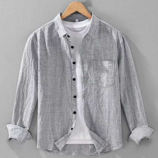 Men's Versatile Long Sleeve Casual Shirt
