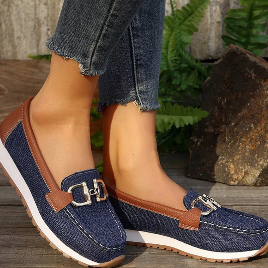 Classic Round Toe Slip-On Shoes