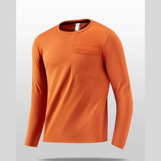 Men's Plus Size Everyday Long Sleeve T-Shirt