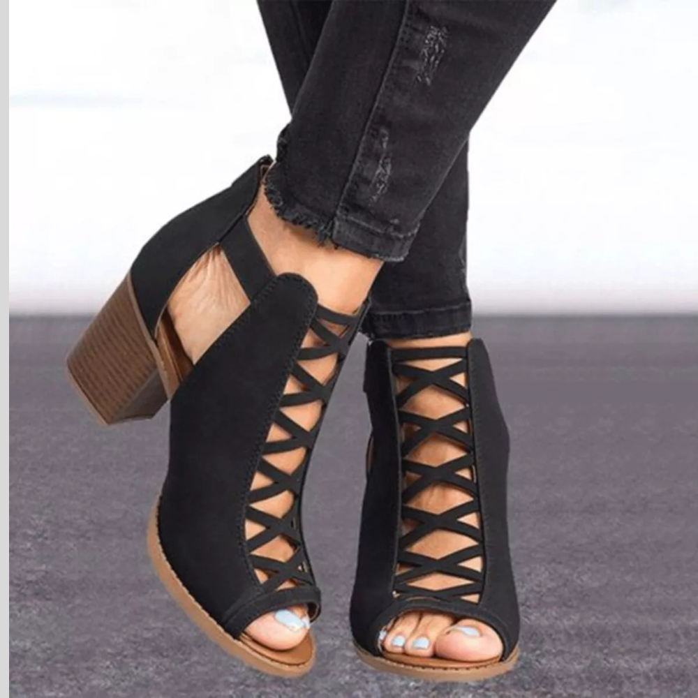 Elegant Block Heel Shoes