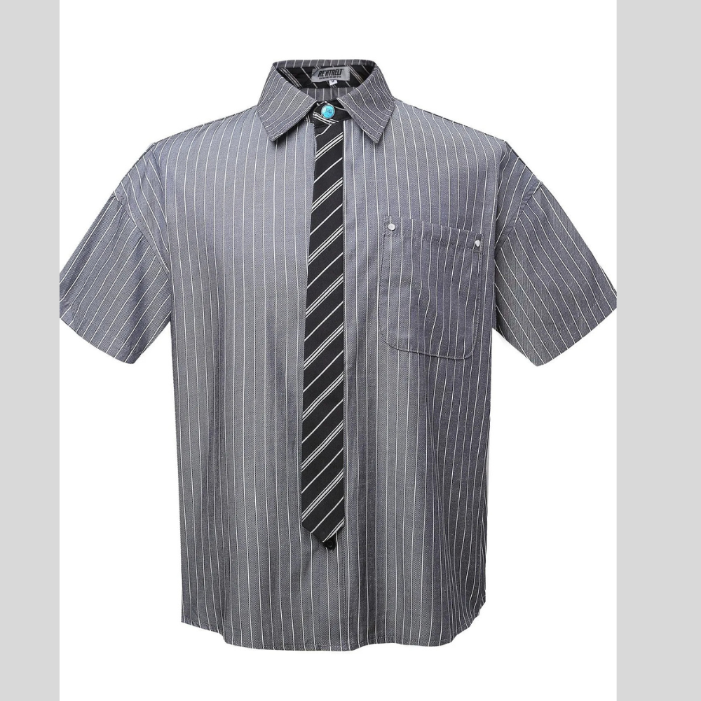 Men's Striped Short Sleeve Shirt