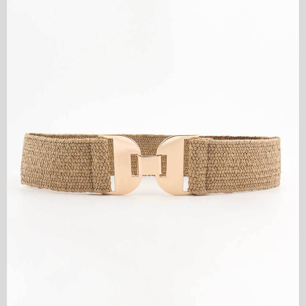 Alloy Buckle Elastic Belt