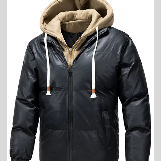 Men's Plus Size Long Sleeve Hoodie Jacket