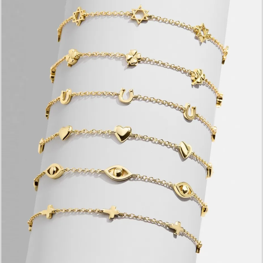 18K Gold-Plated Titanium Steel Bracelet